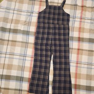 Plaid Overalls